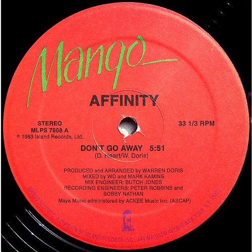Affinity don go away - -, don't