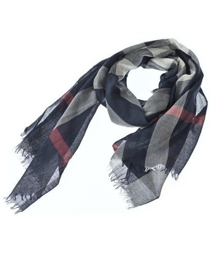 Burberry stola marineblau rot - marineblau,