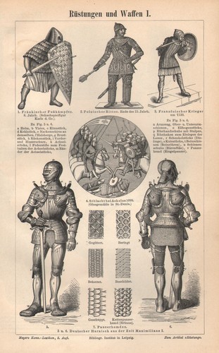 Rüstungen und waffen ritter - rüstungen,
