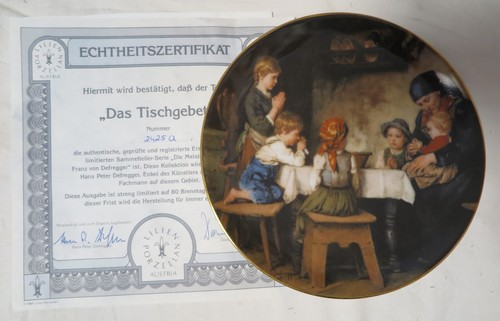 Lilien porz sammelteller - lilien, porz.-sammelteller-"das
