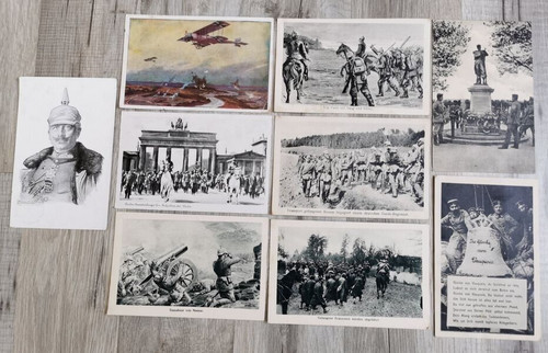 Postkarten feldpost und - und, 2