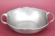 Ovale stabile Zinn Obst Schale