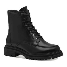 Lace Boot Black Leather