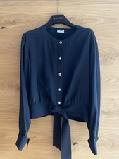 Seiden Bluse CHANEL CC Gold