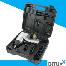 Druckluft Schlagschrauber Reifenwechsel Set Nussatz 1/2" 311Nm 16tlg BITUXX
