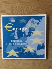 Collection 12 x 1 Euro Münzen der 12 Länder Europas im Folder 1999 - 2002