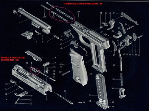 Pistole walther 9x19mm - pistole, 9x19mm,