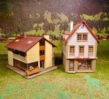 Faller H0 2 Geschäftshäuser aus Anlagenrückbau für Modellbahn Anlage etc.
