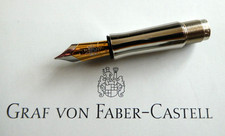 Graf von Faber Castell Ersatzfeder ( F )  inkl. Griffsfück  für Classic Serie