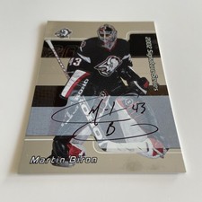 NHL Card-Martin Biron-Autograph ITG Signature Series 2002-Sabres