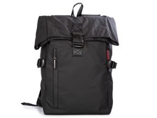 Rolltop Rucksack schwarz