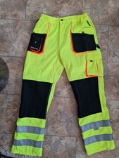 Terratrend  Bundhose  orange warngelb Gr 52 Strassenbau gebr