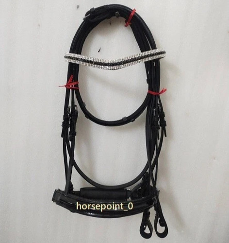 Lackleder pferdetrense - lackleder,