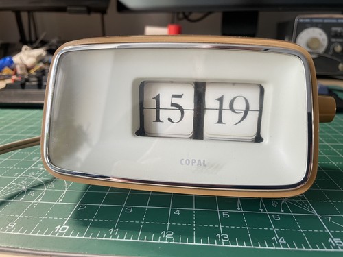Copal 201 klappzahlen uhr 60er - copal,