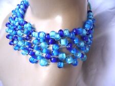 Kette Kragen Collier Langani "Luftgefädelt" schwarze Perle Halskette