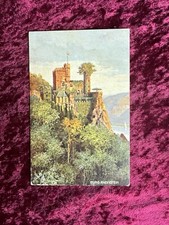Künstler-AK Burg Rheinstein Oilette