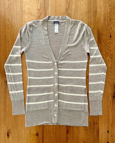 Weste strickjacke gestreift - weste,