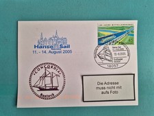 Postkarte mit Schiffsstempel