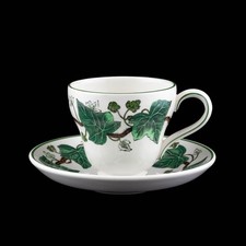 Espressotasse auf Fuß + Untertasse - TOP - Napoleon Ivy - Wedgwood
