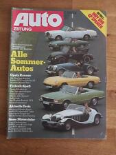 Auto Zeitung 13/1978 Opel Kadett C GT/E + Rallye 2.0 E - Monteverdi Sahara