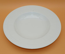 Suppenteller D 24,5 cm von Villeroy & Boch Cameo weiss II.Wahl schwarzer 1 Punkt