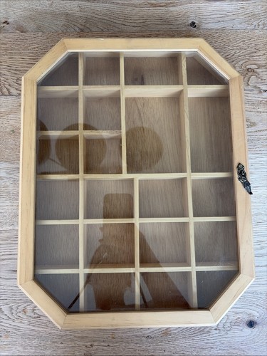 Vintage holzvitrine setzkasten - vintage,