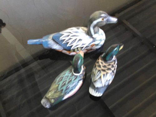 Deko enten aus gibs - 3,