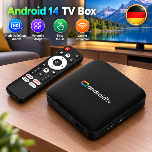 Box android 8gb - ram, 128gb