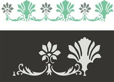 Wandschablone Malerschablone