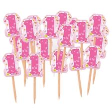 50x Party Picker "1" rosa 1