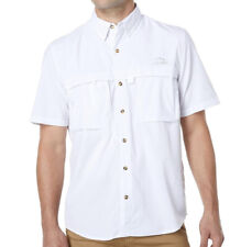 LL Bean Tropicwear Shirt Top MCS Blocker UPF 50+ Gr. 3XL XXXL Reg Weiß Herren