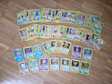 Sehr alte Pokemon Karten Sammlung mit Holos - Glitzer, 1. Edition - Retro
