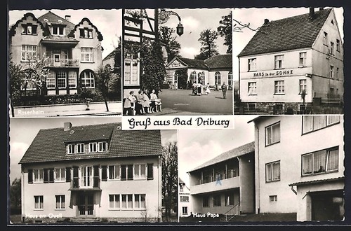 Bad driburg hotel haus in - ak,
