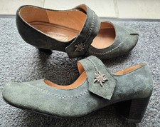 Damen Alphorn Trachtenschuhe Gr. 39, 6 G, Pumps Dirndlschuhe Schuhe Wildleder