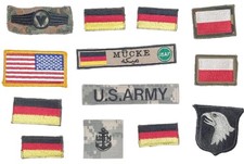 13 x Original Afghanistan Einsatz Aufnäher Klett Patch,Bundeswehr-Luftwaffe-ISAF