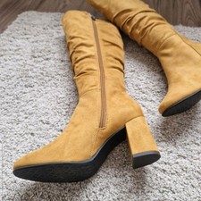 Marco Tozzi Stiefel Senf Gelb