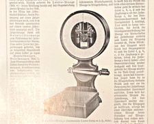 Alte Lithographie, Waagen, ca. 1930, Briefwaage, Dezimalwaage, Federwaagen
