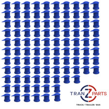 LKW 32 MM LANGE REICHWEITE DUSTITE RADMUTTER BLINKER BLAU x 100