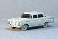 wiking Mercedes MB 220 S Heckflosse KIESELGRAU BP WM 1961-67 1. Version TOP