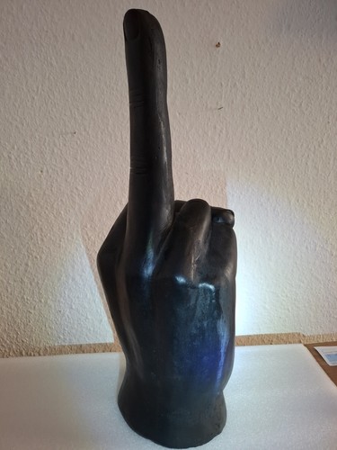 Großer mittelfinger deko 50cm - deko,