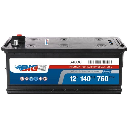 Nutzfahrzeugbatterie 140ah big - nutzfahrzeugbatterie,