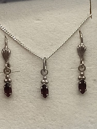 Böhmischer granat schmuck - granat,