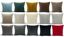 2 er SET Kissenbezug in 11 Maßen Cord Samt Bezug Kissenhülle Deko Kissen 50X60..