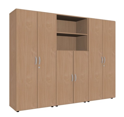 Büroschrankwand aktenschrank - büroschrankwand,