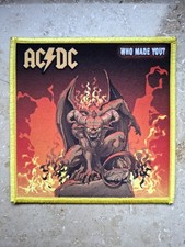 AC/DC - WHO MADE YOU? -- PATCH / AUFNÄHER -- HARD ROCK