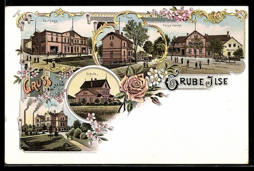 Lithographie grube ilse - lithographie,