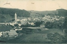 Ansichtskarte elzach total - ansichtskarte,