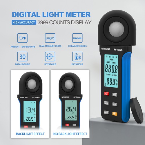 Luxmeter digital 400000 - digital,, lux