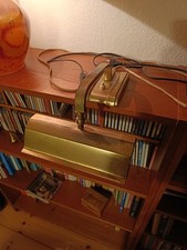 sehr alte Klavierlampe Messing