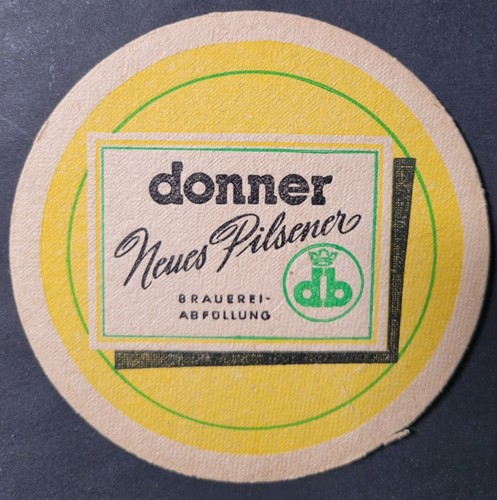 Alter dicker bierdeckel donner - bierdeckel,